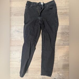 Abercrombie & Fitch Black Skinny High-Rise Jeans